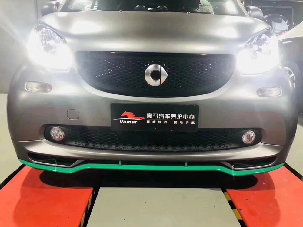 Для Benz Smart Fortwo 453 Неокрашенная передняя задняя боковая юбка для губ переднее