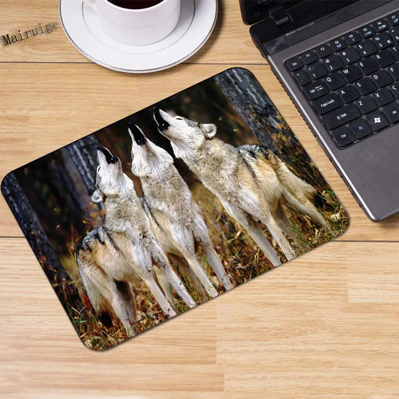 20x25cm Mairuige/, милая игровая клавиатура с управлением волком, резиновая мышь, фирменный игровой коврик для ноутбука, коврик для мыши, проигрыватель, коврик для мыши - Цвет: 20x25cm