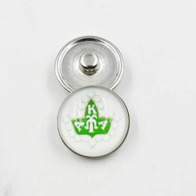 10 шт стеклянные кнопки ювелирные изделия AKA Alpha Kappa Sorority Шарм 18 мм подвески|Шармы| |