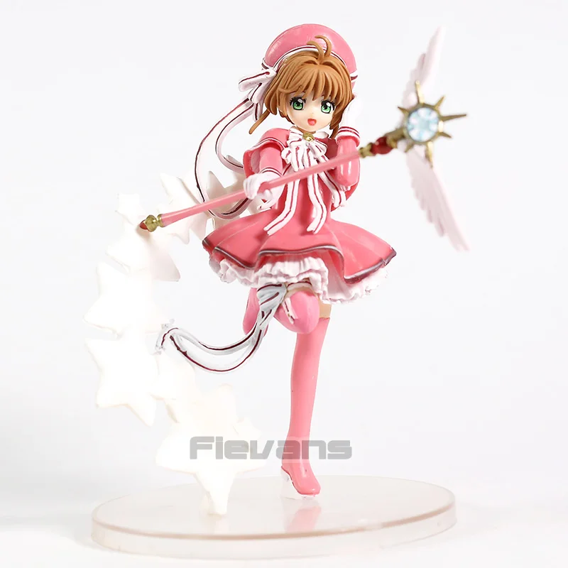 CardCaptor Сакура прозрачная карта Сакура КИНОМОТО ПВХ фигурка Коллекционная модель игрушки