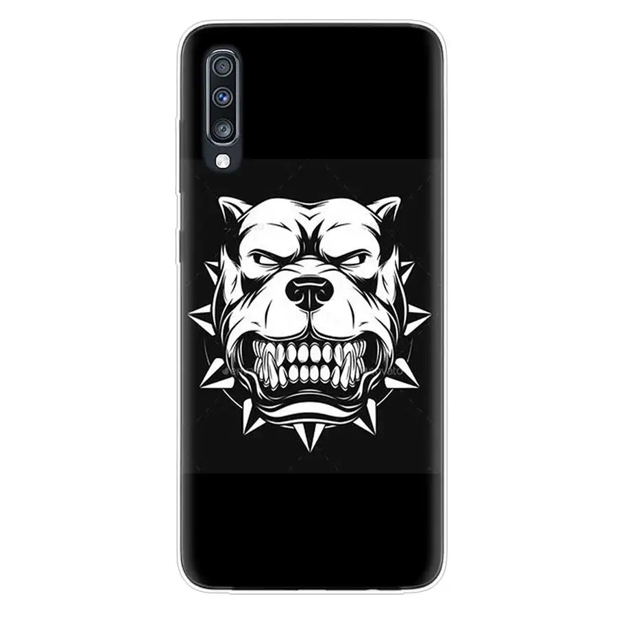 Мягкий резиновый Чехол Pit Bull Lovely Dog Pitbull для Samsung Galaxy S9 S8 A6 A8 J4 J6 Plus + J8 A7 A9 2018 S7 S6 Edge Note 9