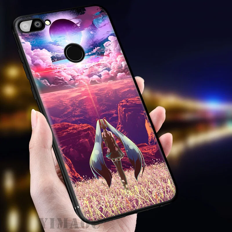 Yimaoc Хацунэ Мику Аниме мягкий чехол для huawei Honor вид 20 10 8X8 8C 6A 7A 7X 7C Lite рro Y9 Y7 Y6 Prime 2018