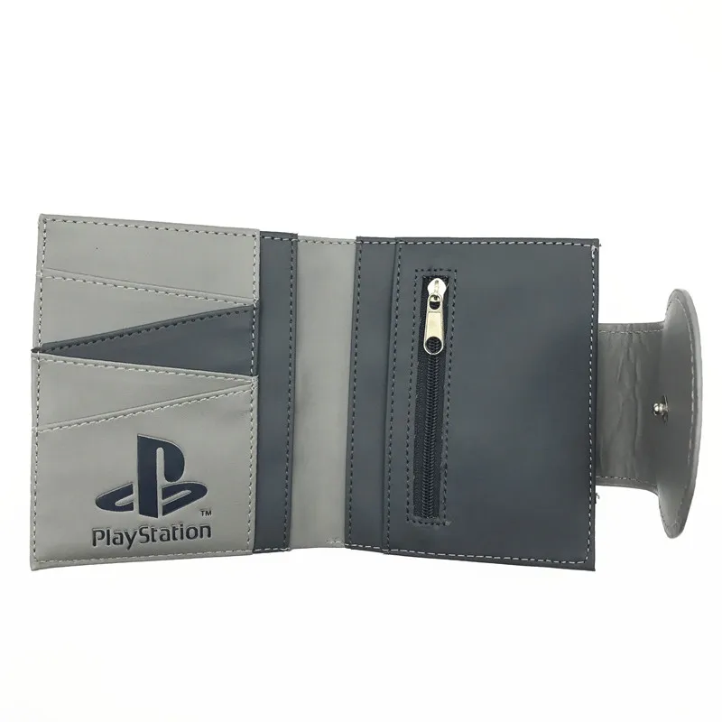 Модный игровой playstation 4 кошелек с карманом для монет ID держатель для карт 3D Touch PVC и PU короткий кошелек для молодых Carteira Masculina