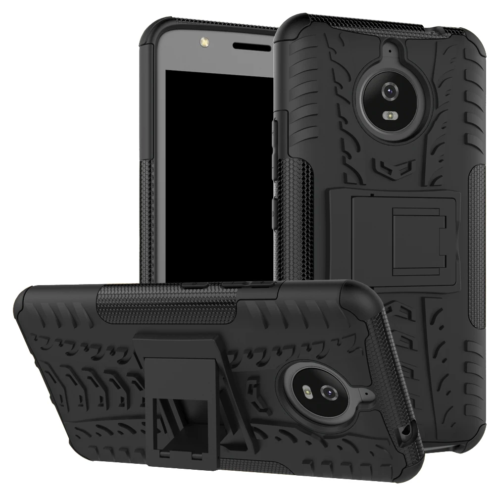 Case For Motorola MOTO E4 E5 Plus Play X4 PC + Silicone Anti Shock Impact Rugged Armor Moto E 4 5 G5 G5S G6 Cover |
