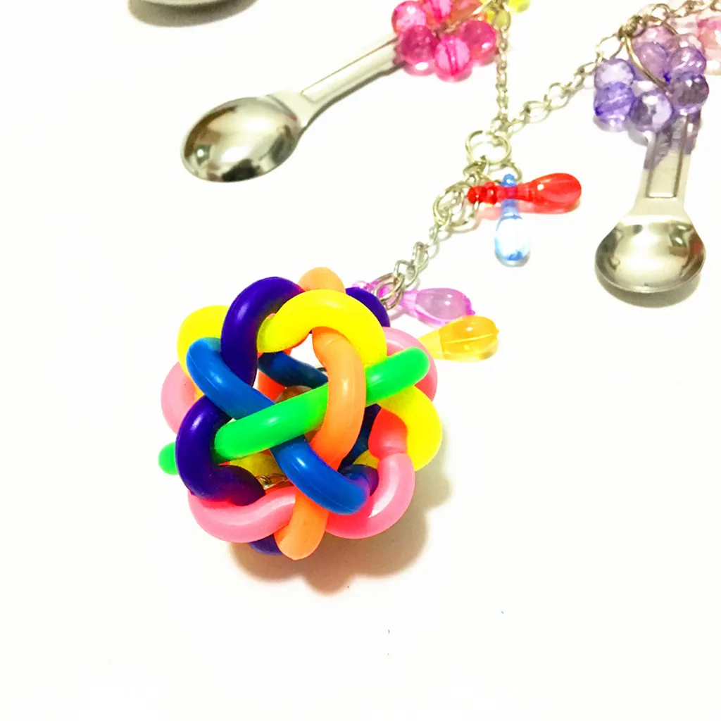 Шарик для домашних животных игрушки птицы качели Жевательная площадка Ара