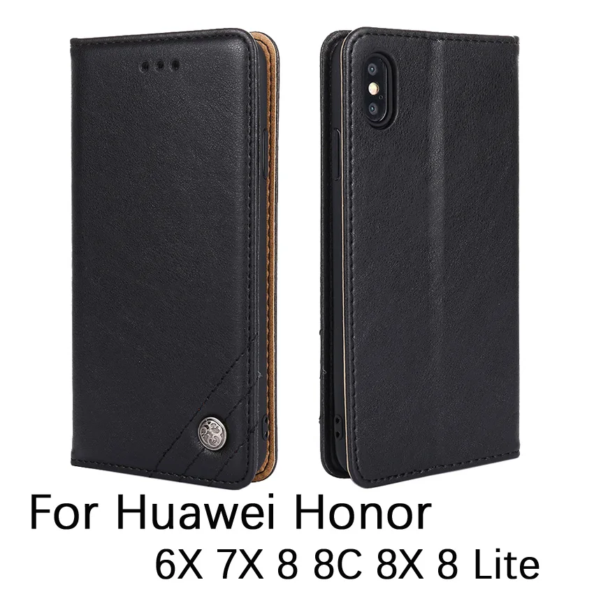 Чехол Funelego для телефона Huawei Honor 6X/7X/8X/8C/8/8 lite флип-чехол из высококачественной