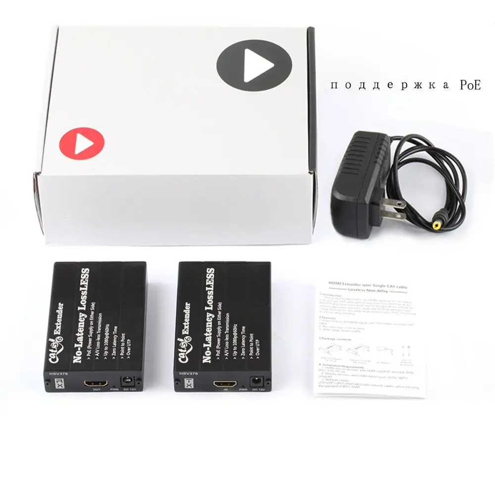 TreasLin 100 м HDMI Cat6 Extender над Cat5e Cat7 сетевой кабель без потерь передатчик задержки