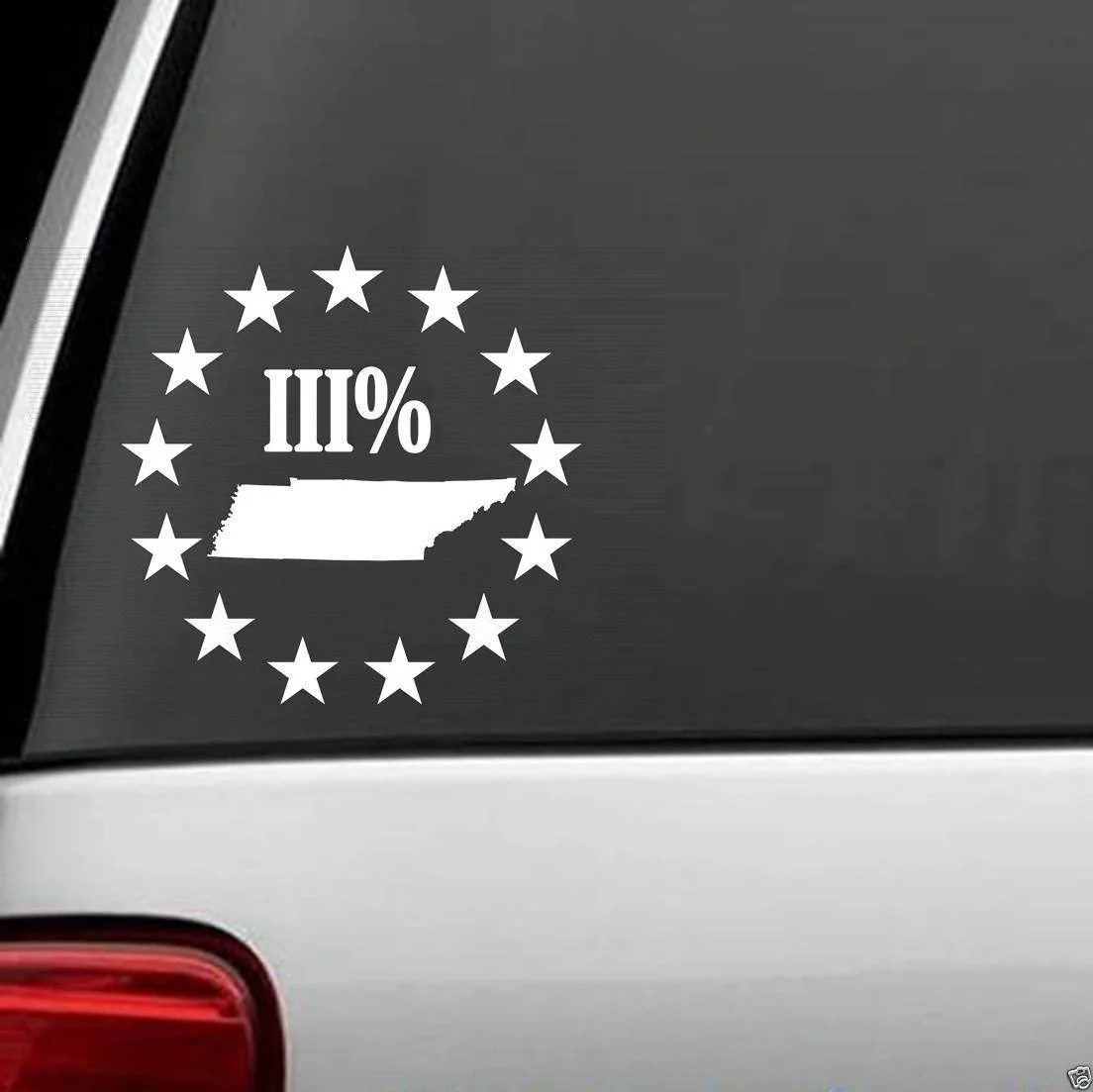 Для Теннесси 3% процентов трехслойная Наклейка на автомобиль внедорожник Патриот