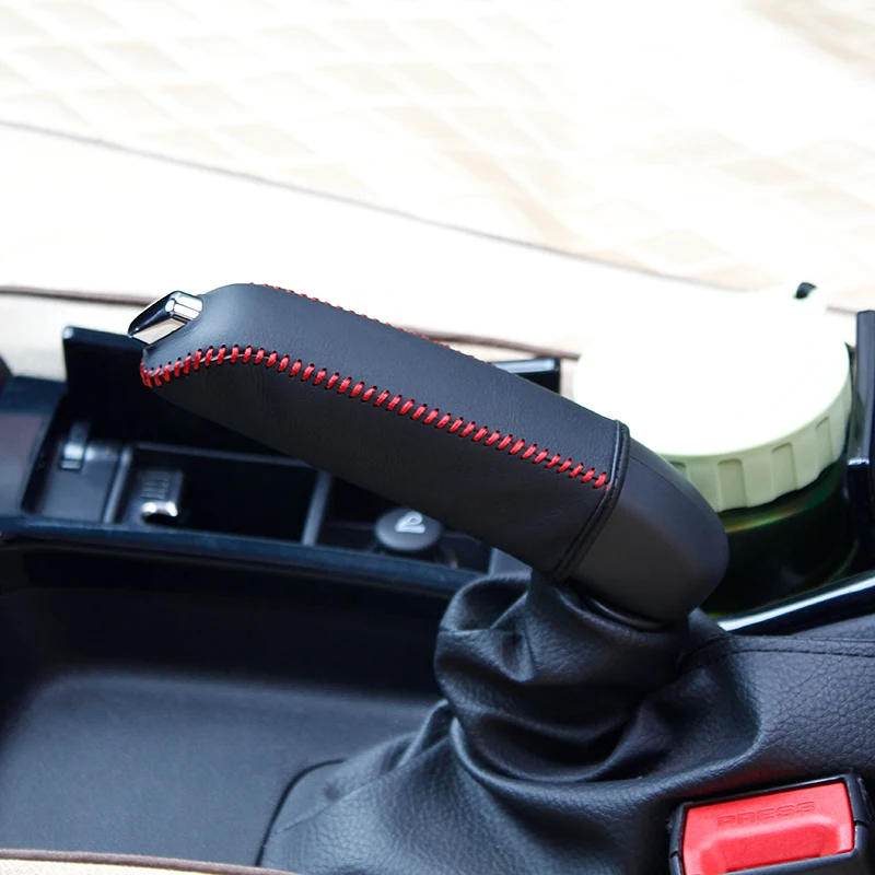 LS АВТО топ из натуральной кожи чехол для ручного тормоза Citroen C4L крышка верхний
