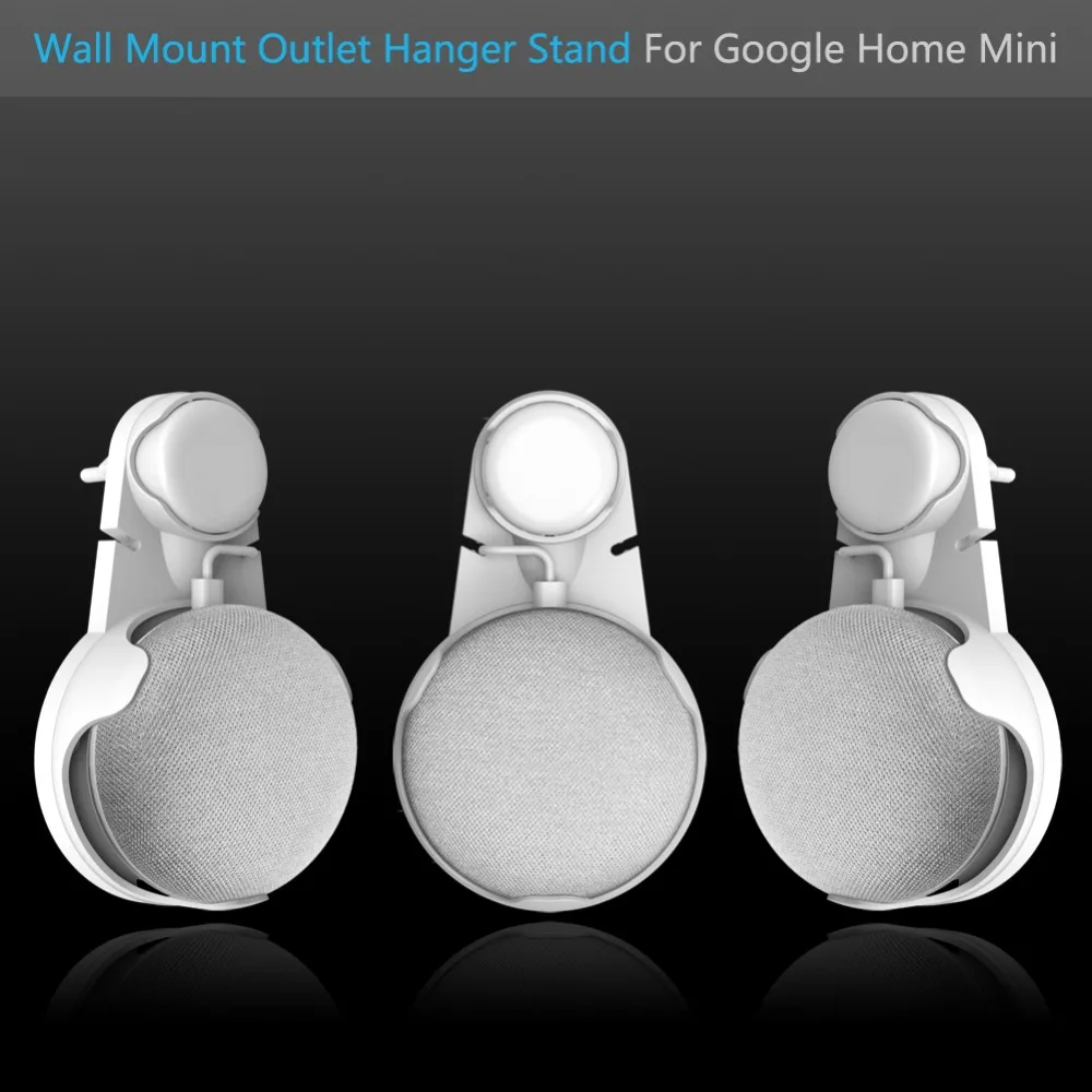 Настенный держатель для розетки 2 шт. подставка Google Home Mini компактные аксессуары