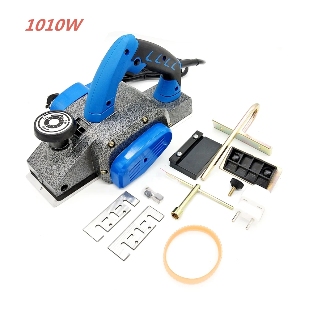 Электрический строгальный станок с аксессуарами, 220 В, 1010 Вт