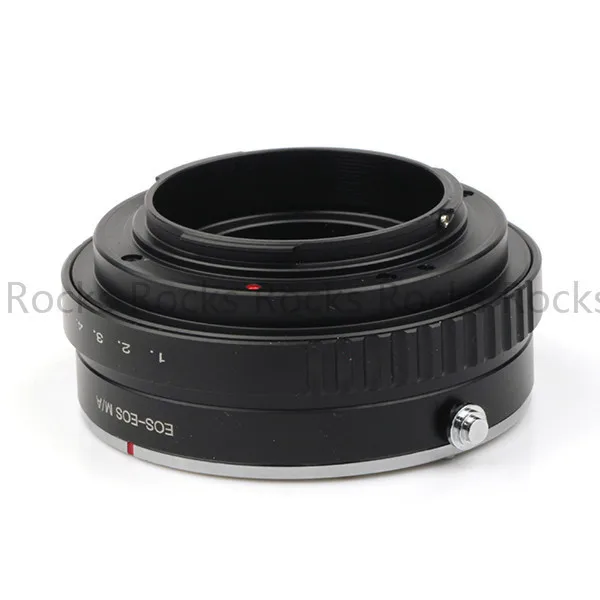 Адаптер для крепления объектива Pixco с регулируемой апертурой для объектива Canon EF на объектив EOS M EF-M M2 беззеркальное кольцо-адаптер для камеры