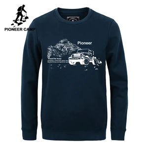 Пионерский лагерь осень зима толстовки брендовая мужская одежда теплая флисовая мужская толстовка качество 100% хлопок толстовки 305118