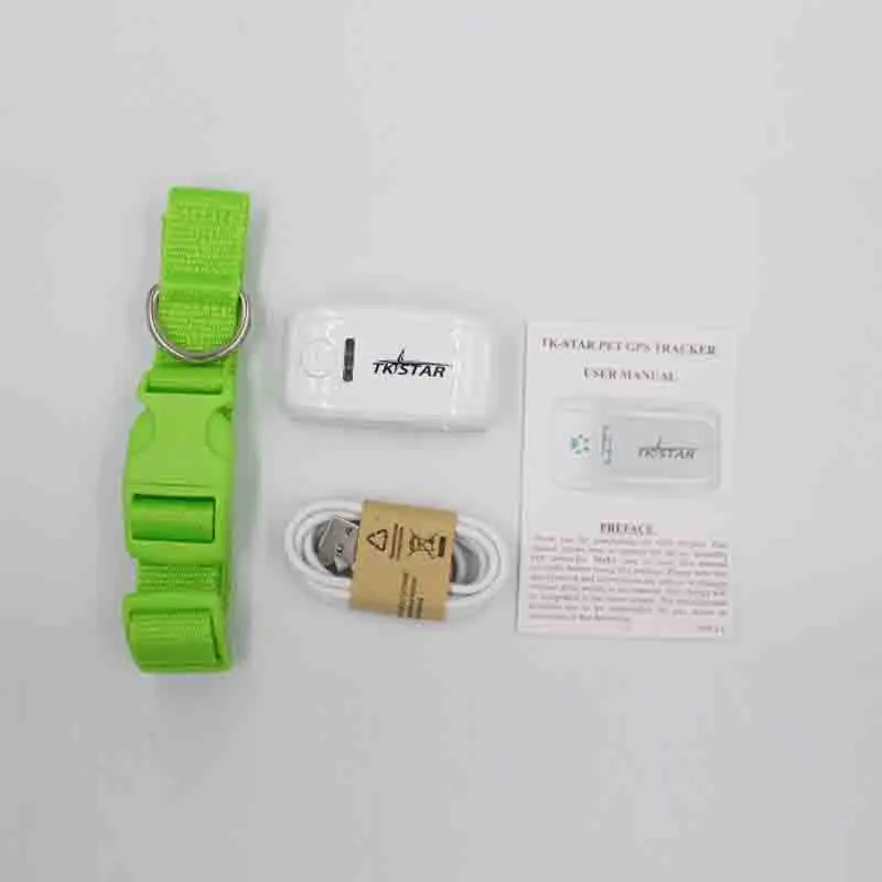 green belt no box TKSTAR LK909 TK909 водонепроницаемый локатор в реальном времени gps трекер для домашних собак/кошек/IOS/Andriod приложение бесплатное обслуживание веб-сайта - Цвет: green belt no box