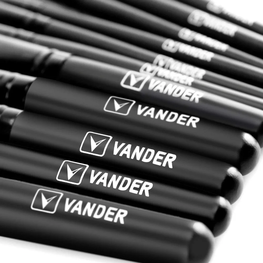 Vanderlife профессиональный 22/24/32 шт. кисти для макияжа Тени для век кисть для губ с сумочкой синтетические волосы кисти для макияжа бровей