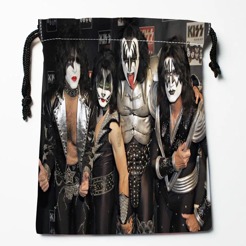 Лучшая сумка на шнурке KISS Band Индивидуальная для хранения с принтом