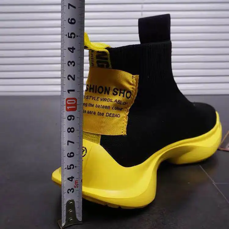 Новинка Balenciaca Мужская обувь с высоким берцем трикотажные носки для отдыха