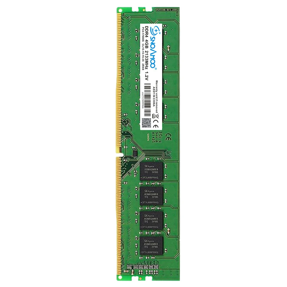 Настольный ПК SNOAMOO DDR4 ОЗУ 8 ГБ 2133 МГц CL1516 PC4-17000S 1 2 В 2Rx8 288-Pin DIMM для Intel ARM компьютера