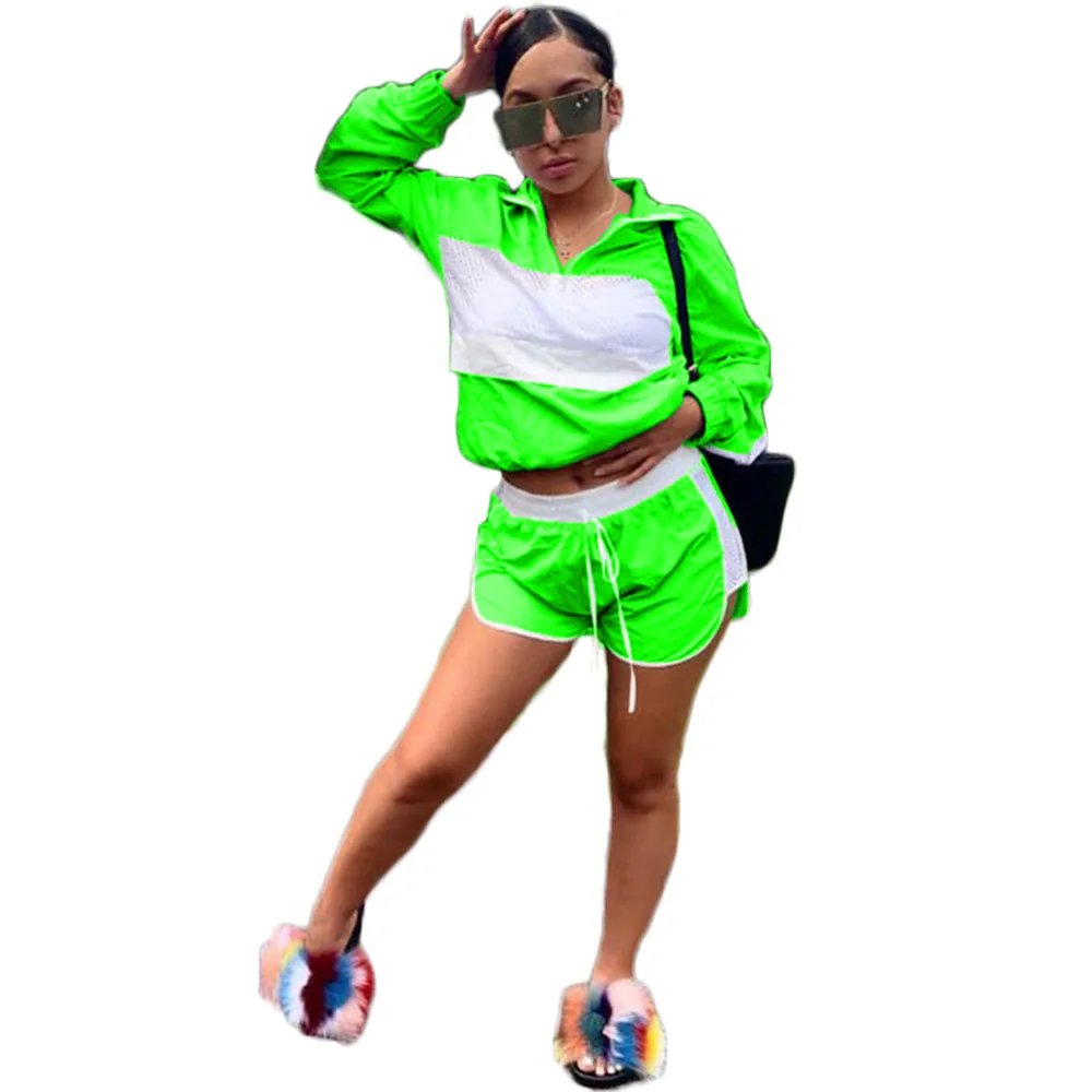 Женский костюм Тренч с длинными рукавами солнцезащитный на молнии Из Сетчатой