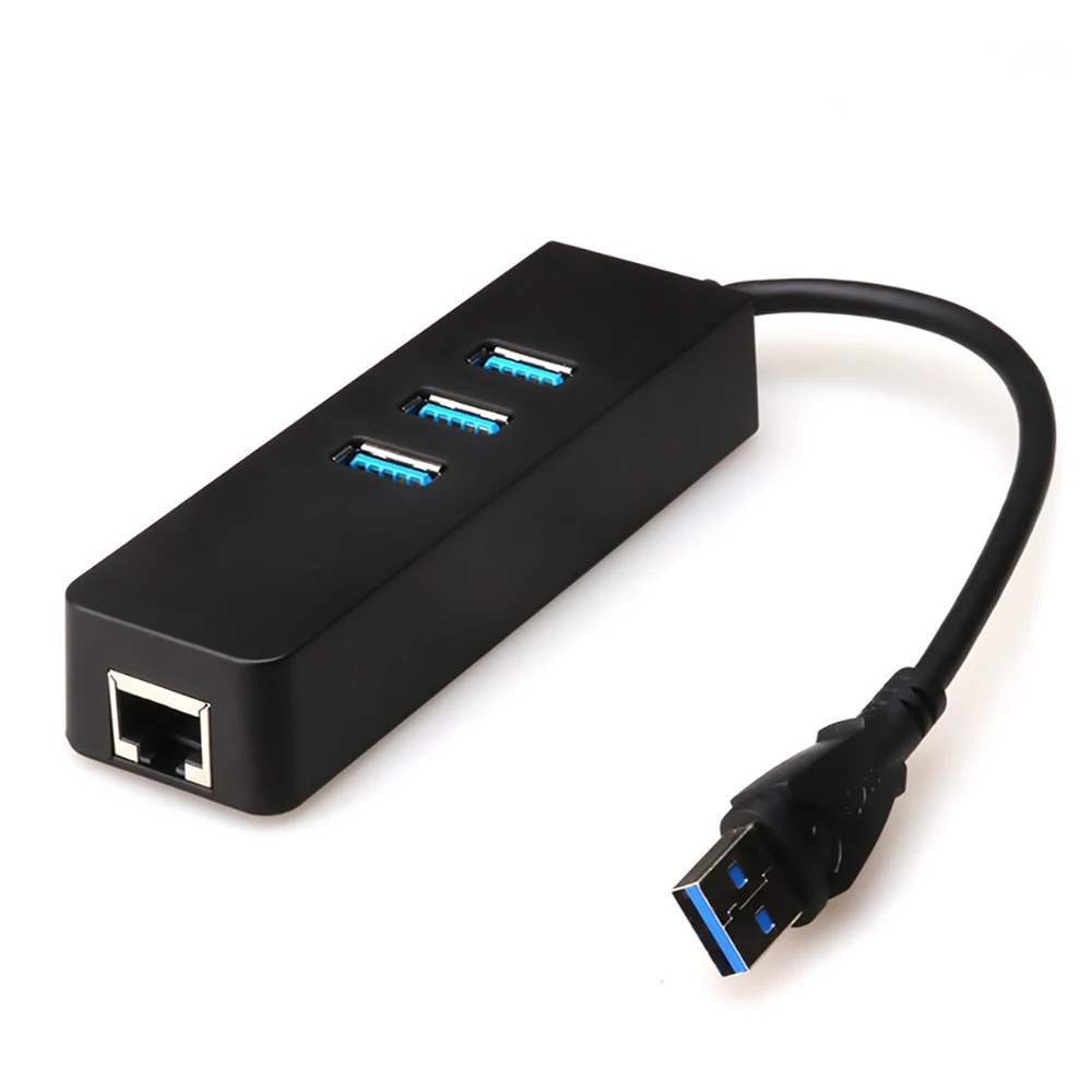 FDBRO 3 порта USB 0 концентратор Ethernet адаптер к Rj45 Lan сетевая карта для Macbook pro Mac Desktop