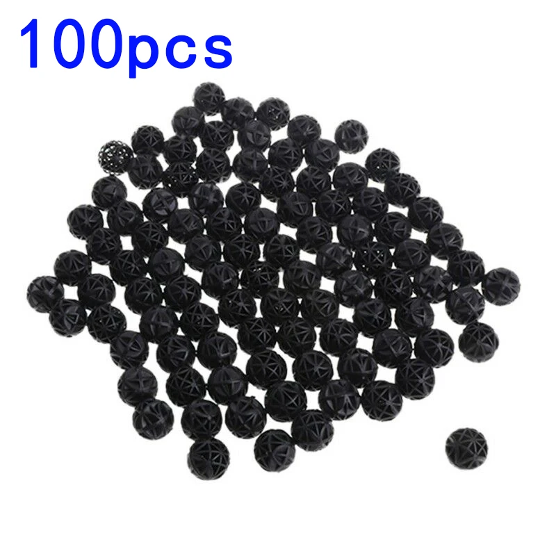 Аквариумные шарики с био фильтром многоразовые пластиковые аксессуары для