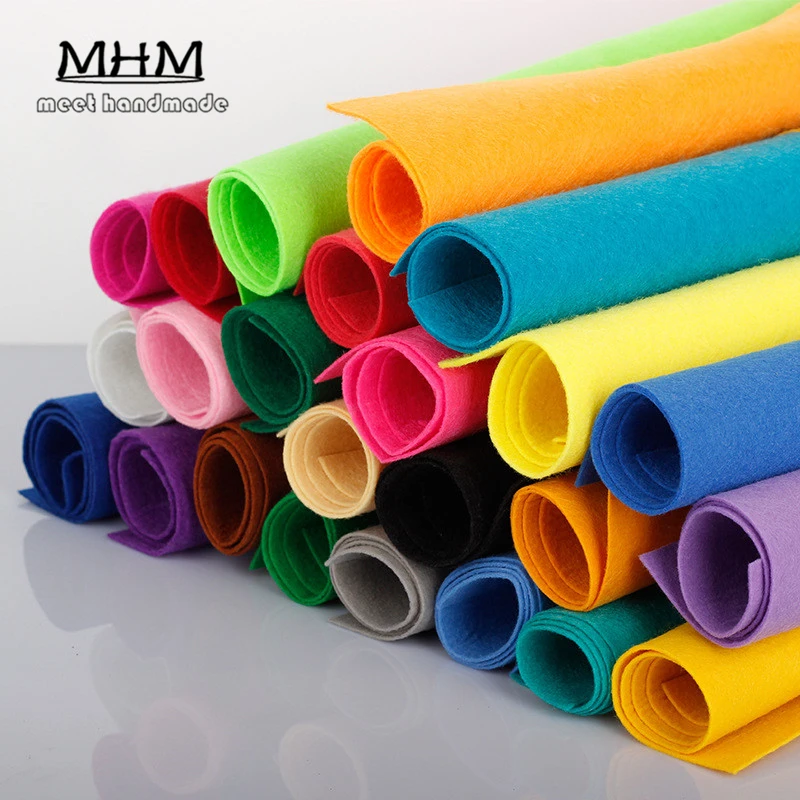 Бумага для скрапбукинга A4 10 цветов в наборе не тканые фетровые листы плотная