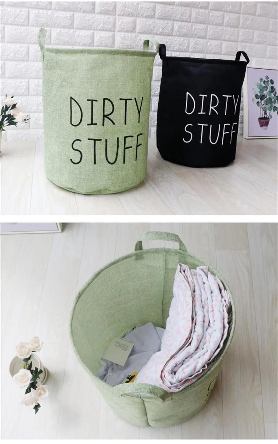 Складная корзина для белья мультяшный бочонок хранения стоячий Органайзер-ведро