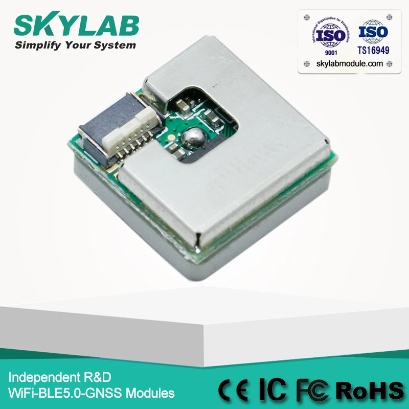 

SKYLAB SKM56A MediaTek Chip MT3339 Ultra High Sensitivity -165dBm GPS Receiver Module Support NMEA Protocol or Custom Protocol