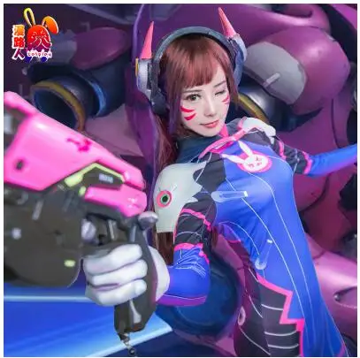 full set D. VA костюм пистолет гарнитура Броня 3D принт Классический кожи боди Хэллоуин косплей два зентай костюм на заказ для детей и взрослых - Цвет: full set