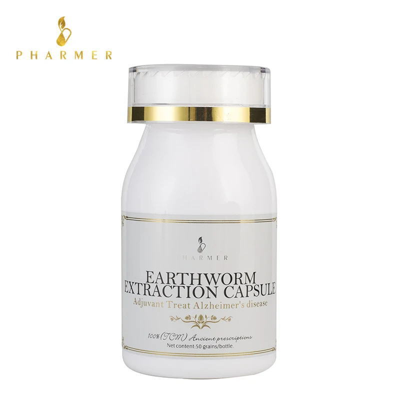 

Pharmer Earthworm Extraction Capsule, Adjuvant Help Alzheimer's disease, Protect Multiple infarct dementia, Help Amnesia, 50pcs
