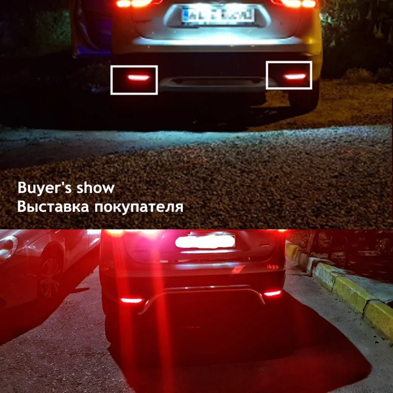 MZORANGE 2 шт. светодиодный задний бампер отражатели лампы для Nissan Leaf Pathfinder Rogue X-Trail x trail JX35 QX56 qashqai