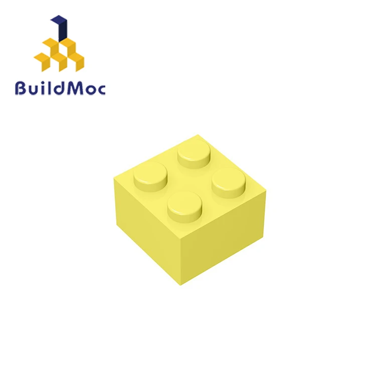 BuildMOC 6223 35275 3003 2x2 Technic changever Catch для строительных блоков части DIY развивающие творческие подарочные игрушки - Цвет: M0647-34