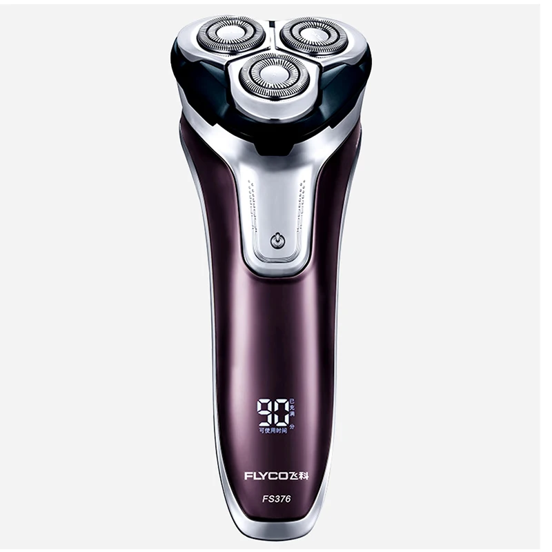 구매 Flyco-습식 건식 전기 면도기 및 트리머 면도기, LED 조명 디스플레이 + 치실 세트