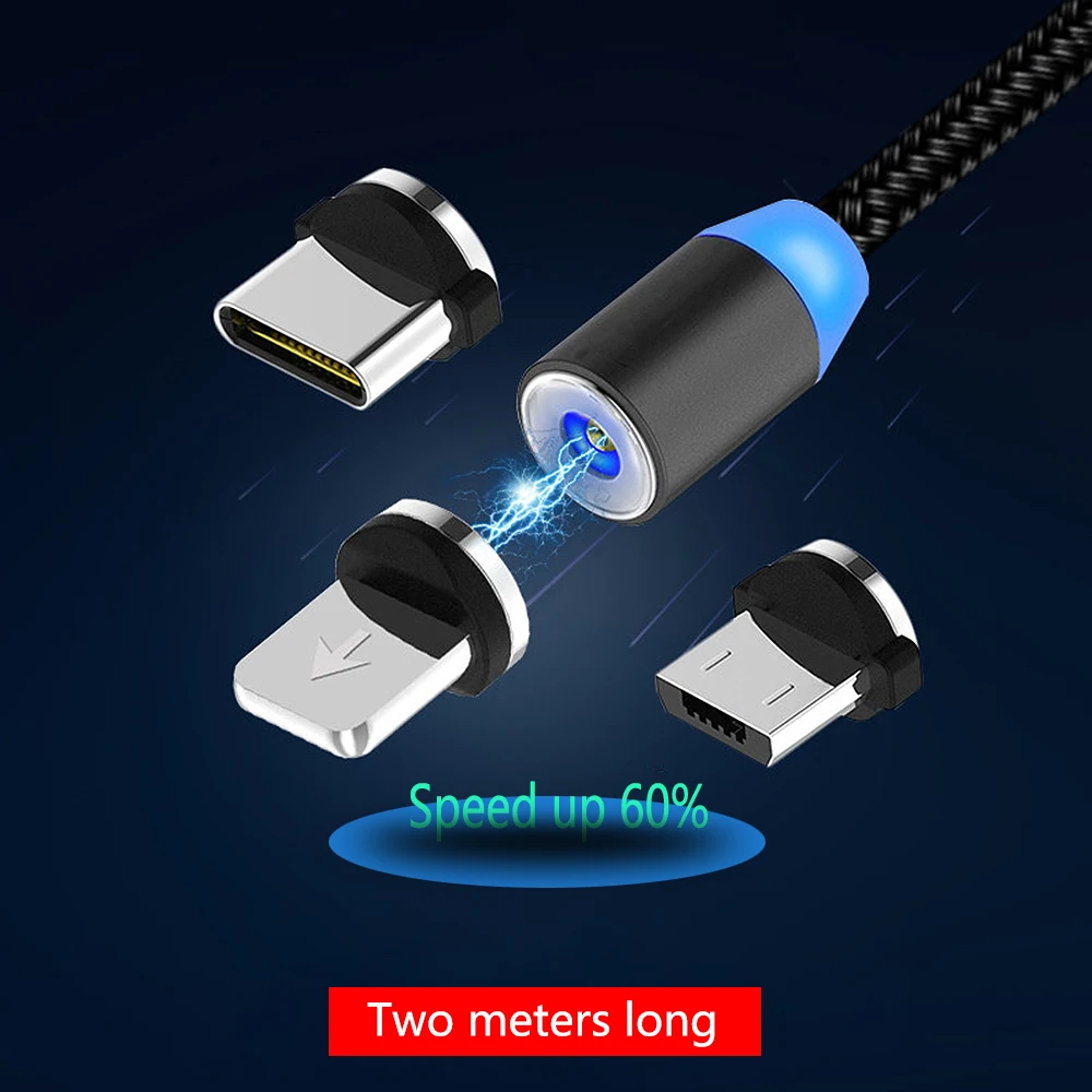 3 в 1 магнитные кабели для type C/Micro usb/iphone xs max кабель мобильного телефона магнит