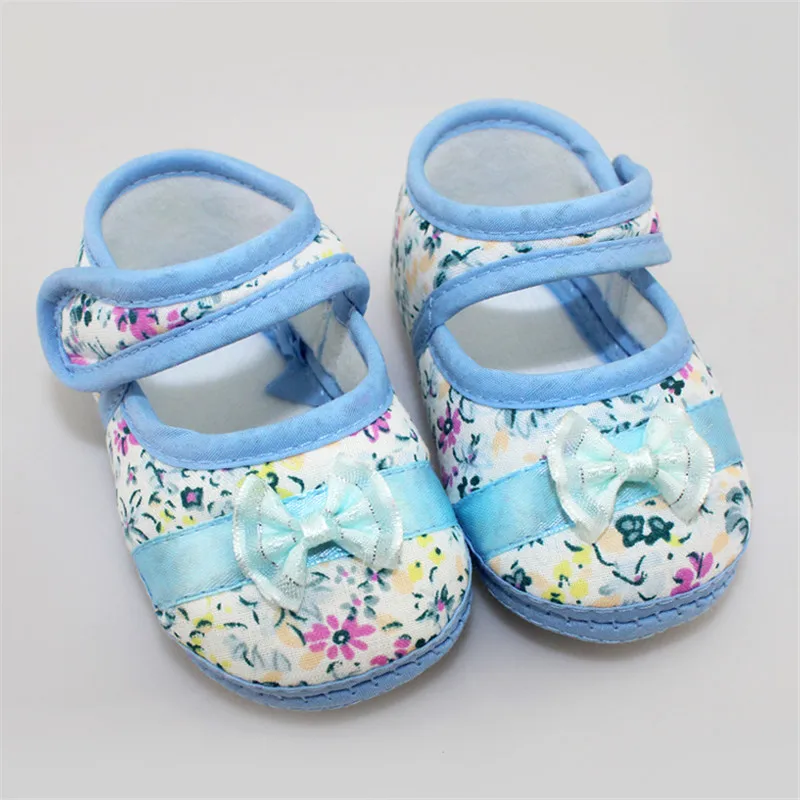 

Baby Shoes Summer Floral First Walkers Toddler Kids Girls Knitting Crib Shoes Crochet Prewalker Baby First Walkes 0-18 M