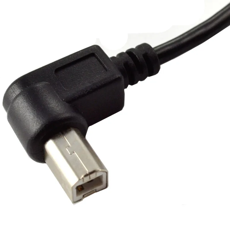 Высокоскоростной 25 см M/F USB 2 0 Тип B штекер-гнездо прямоугольный удлинитель Кабель