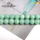 Мьянма бусины из халцедона полуфабрикатов браслет ручной работы камень зеленый нефрит бусины аксессуар для изготовления ювелирных изделий