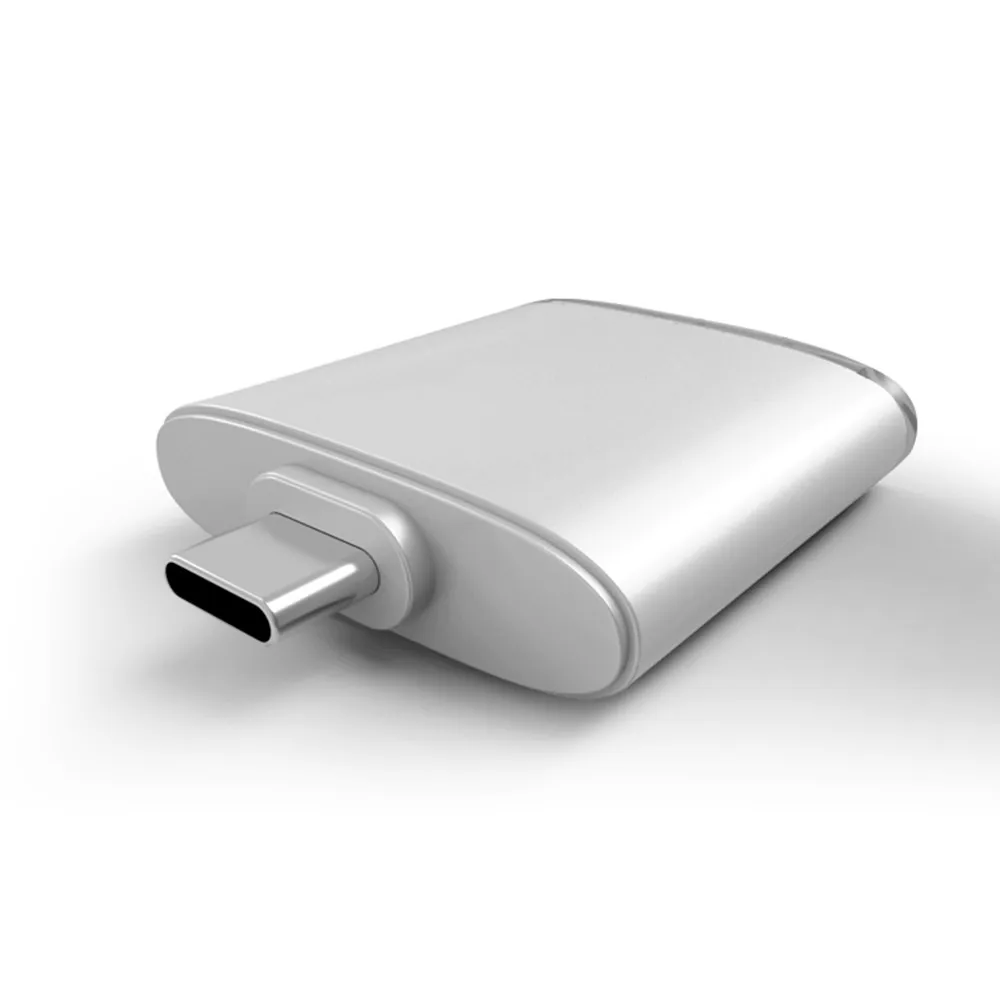 Silver 3 в 1 USB 3,1 type C USB-C TF Micro SD OTG кардридер для samsung Galaxy S9 TF флэш-карта картридер 2 микро-sd TF M2 MMC MS Dropshipp - Цвет: Silver