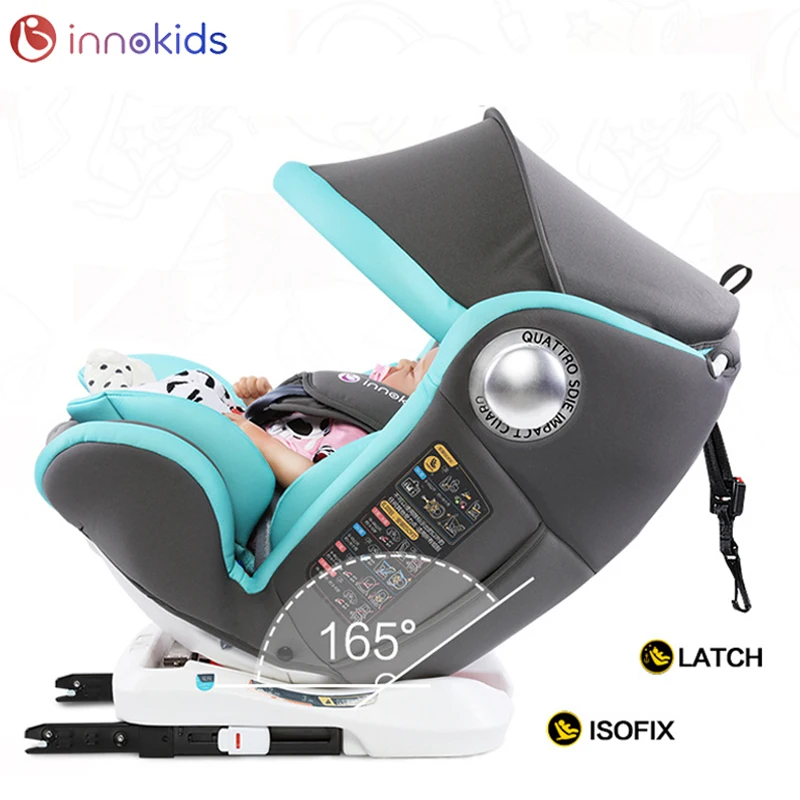 Детское сиденье для автомобиля Innokids детей 0 4 12 лет с поворотом на 360 градусов