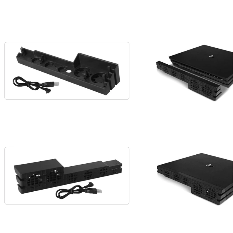 Бесплатная доставка USB вентилятор охлаждения для игровой консоли Playstation4 PS4 Pro