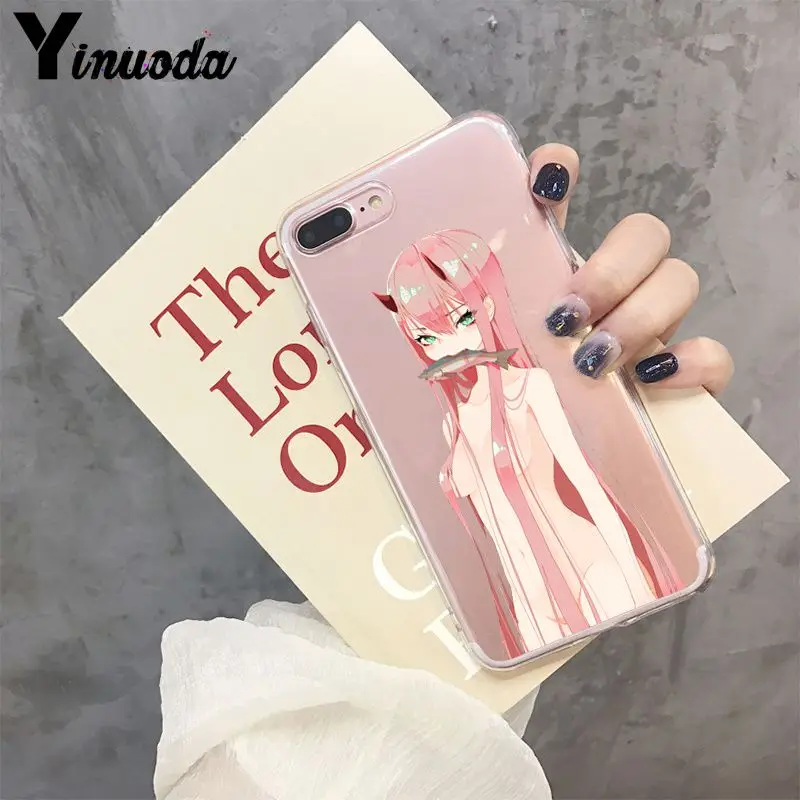Yinuoda дорогой в FRANXX ZERO два клиента высококачественный чехол для телефона iPhone 8 7 6 6S