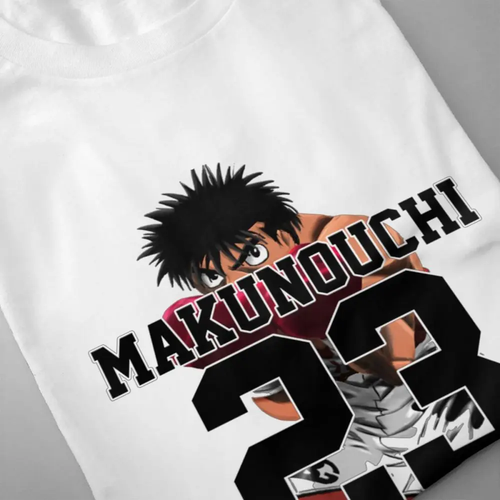 Hajime No Ippo T shirt Fashionable Top Tees Hot Sale For Men Geek Unique Pure Cotton T-shirt Man | Мужская одежда