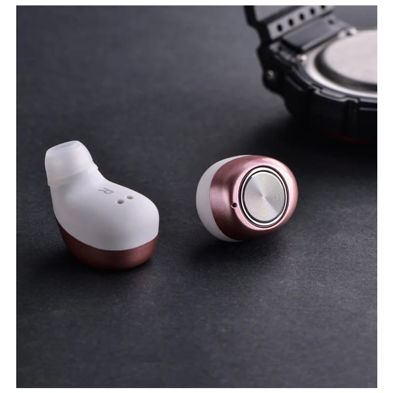 Невидимые bluetooth наушники зарядный чехол мини беспроводная гарнитура