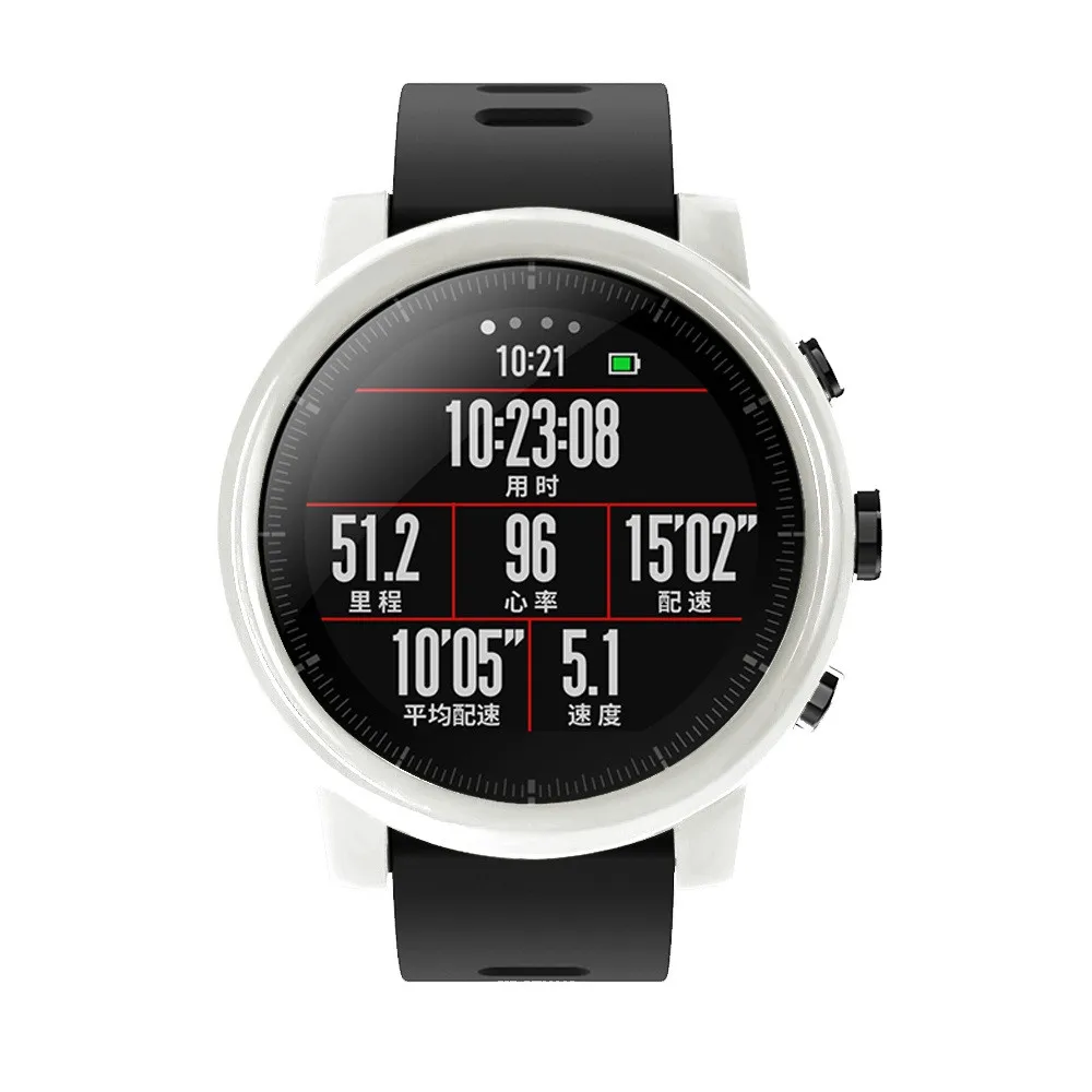 2 в 1 для оригинальных смарт-часов Xiaomi Huami Amazfit Stratos Чехол + защита экрана защитный