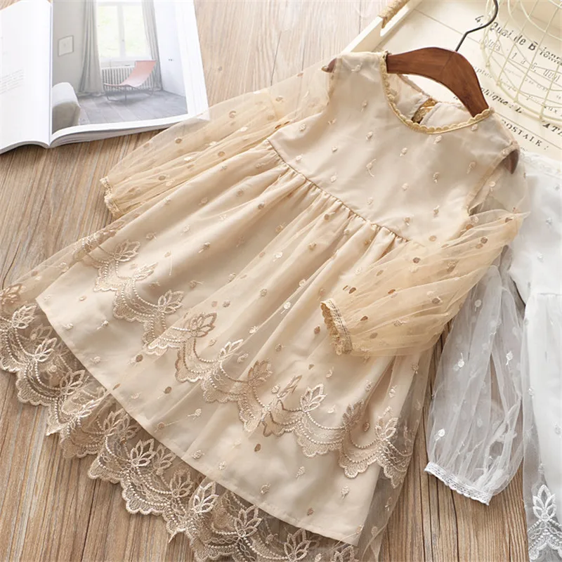 0-6 years High quality girl dress 2019 spring new fashion casual full sleeves kid children clothing princess dresses | Детская одежда и