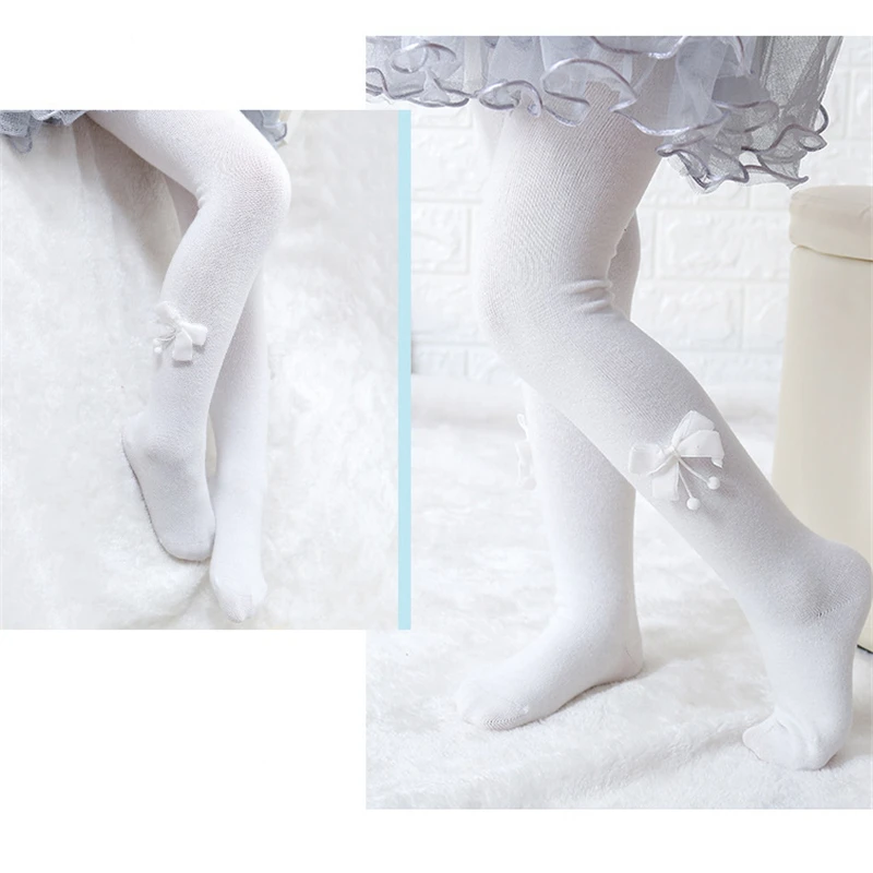 Модные милые колготки принцессы для маленьких девочек Теплые зимние из чистого