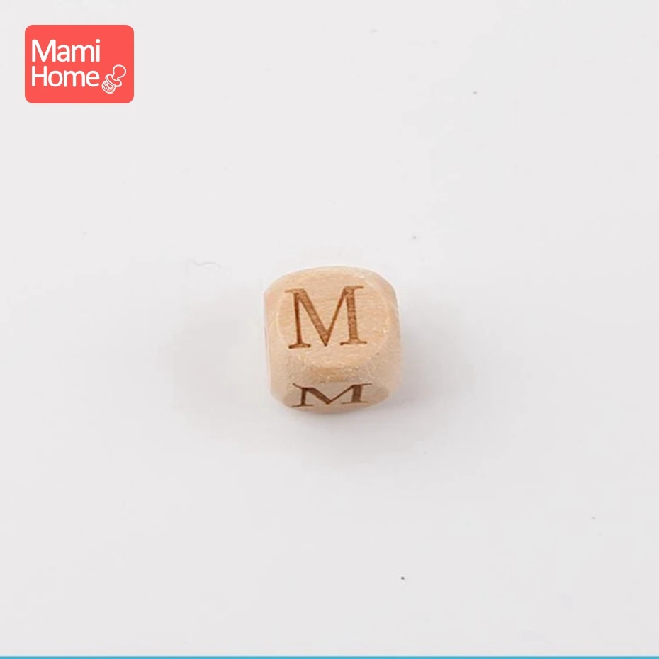 14 Mamihome 10 шт. бусы с русским алфавитом, деревянные игрушки для прорезывания зубов, набор для самостоятельного изготовления, модные аксессуары с русскими деревянными буквами - Цвет: 14
