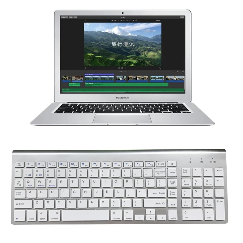 MAORONG TRADING Новая беспроводная Bluetooth клавиатура для iMac 21 5 Дюймов 27 дюймов Macbook PRO |