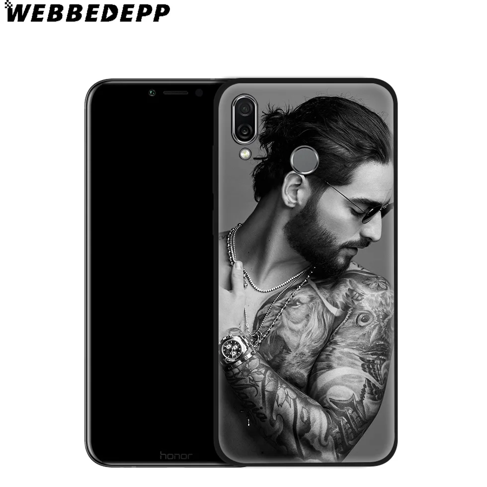 Мягкий чехол WEBBEDEPP Maluma Singer для Huawei P8 P9 P10 P20 P30 Lite Pro P Smart Z Plus 2019 Y6 Prime 2018 2017 Mini |