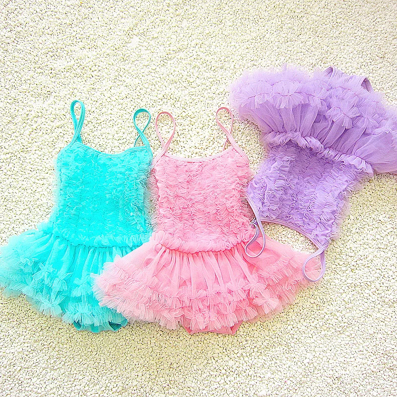 Детский купальный костюм Летний милый детский пляжный цельный с горячими